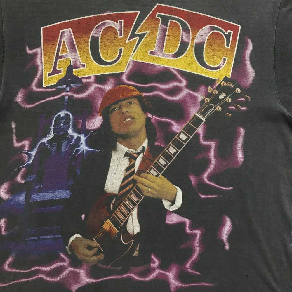 Ac/Dc × Band Tees × Vintage AC/DC Angus Young Vin… - image 5