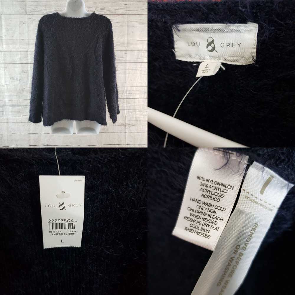 Lou & Grey Lou & Grey Womens Eyelash Sweater Sz L… - image 4