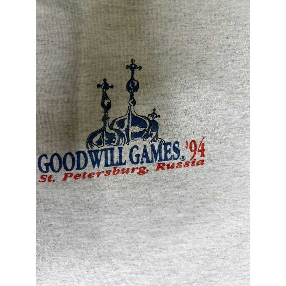 Jerzees Vintage Goodwill Games T-Shirt St. Peters… - image 4