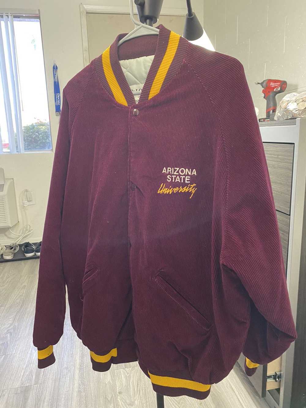 Delong Varsity Jackets 90s ASU Corduroy Bomber - image 3