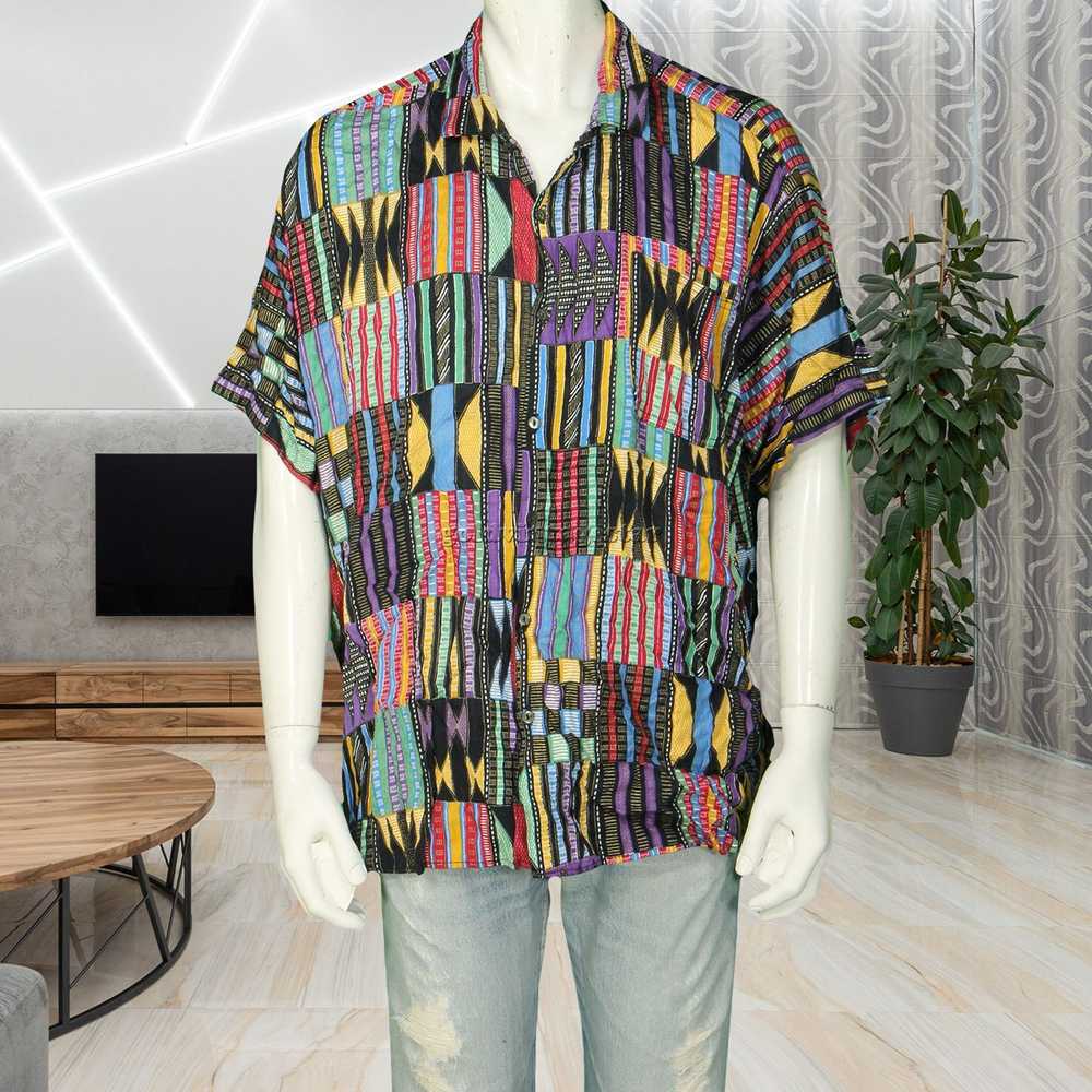 Other Vintage Men's Whooo's Button Down 2XL Shirt - image 8