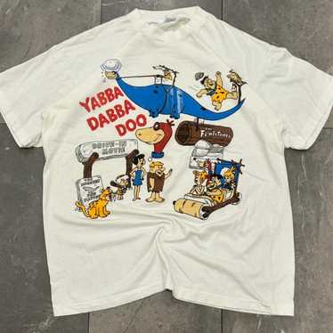 Fruit Of The Loom Vintage 1990s flintstone t shirt - image 1