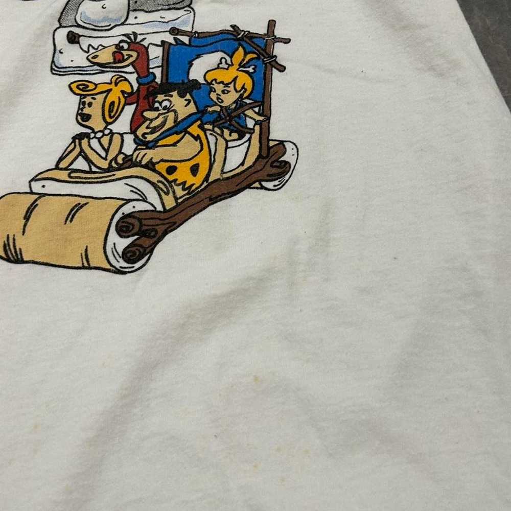 Fruit Of The Loom Vintage 1990s flintstone t shirt - image 4