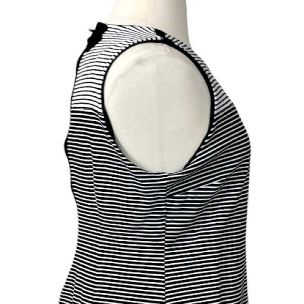 Isaac Mizrahi IMNYC Women's Black White Stripe Po… - image 7