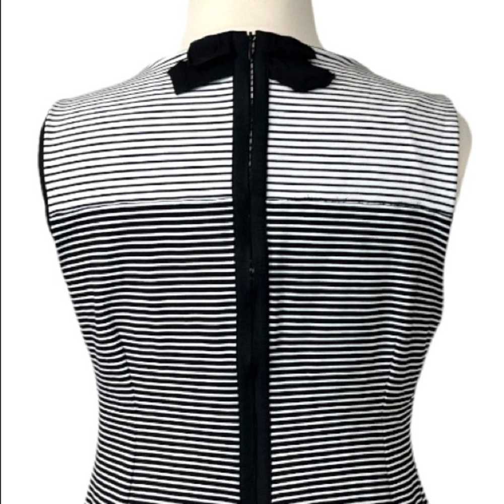 Isaac Mizrahi IMNYC Women's Black White Stripe Po… - image 8