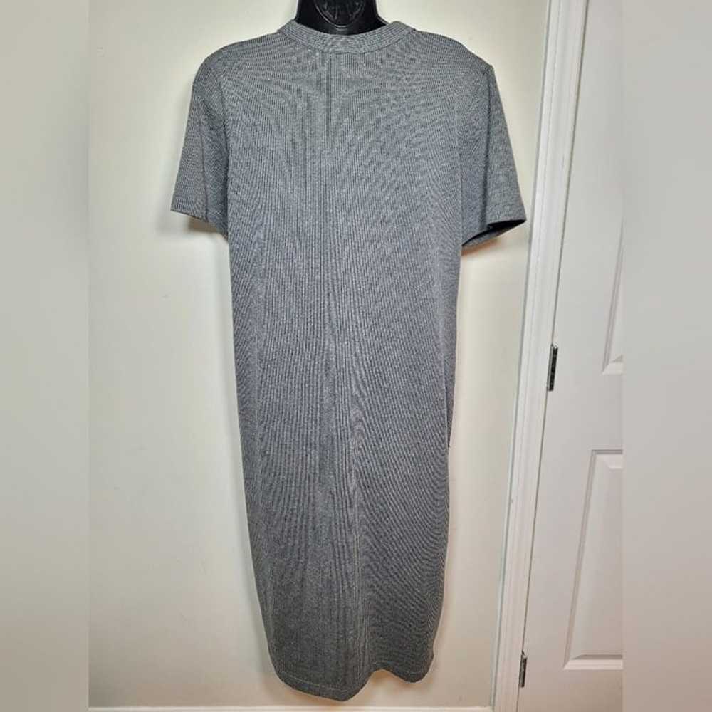 Studio C Button Down Ribbed Midi Dress sz 16 - image 3