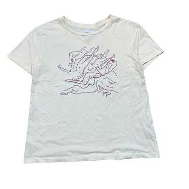 FRNCH Frnch Paris Femme Line Drawing T Shirt Women