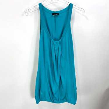 Vintage 00s VENUS Vintage Blue Sleeveless Scoop N… - image 1