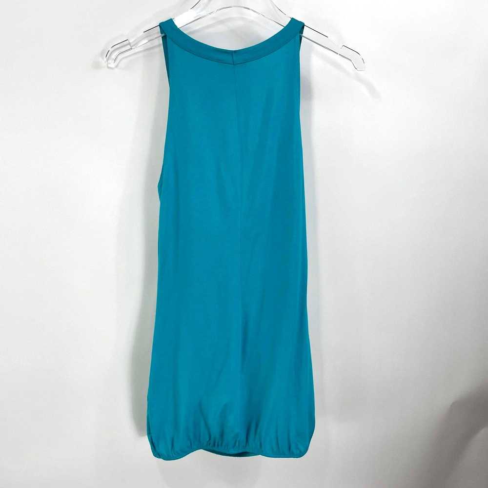 Vintage 00s VENUS Vintage Blue Sleeveless Scoop N… - image 2