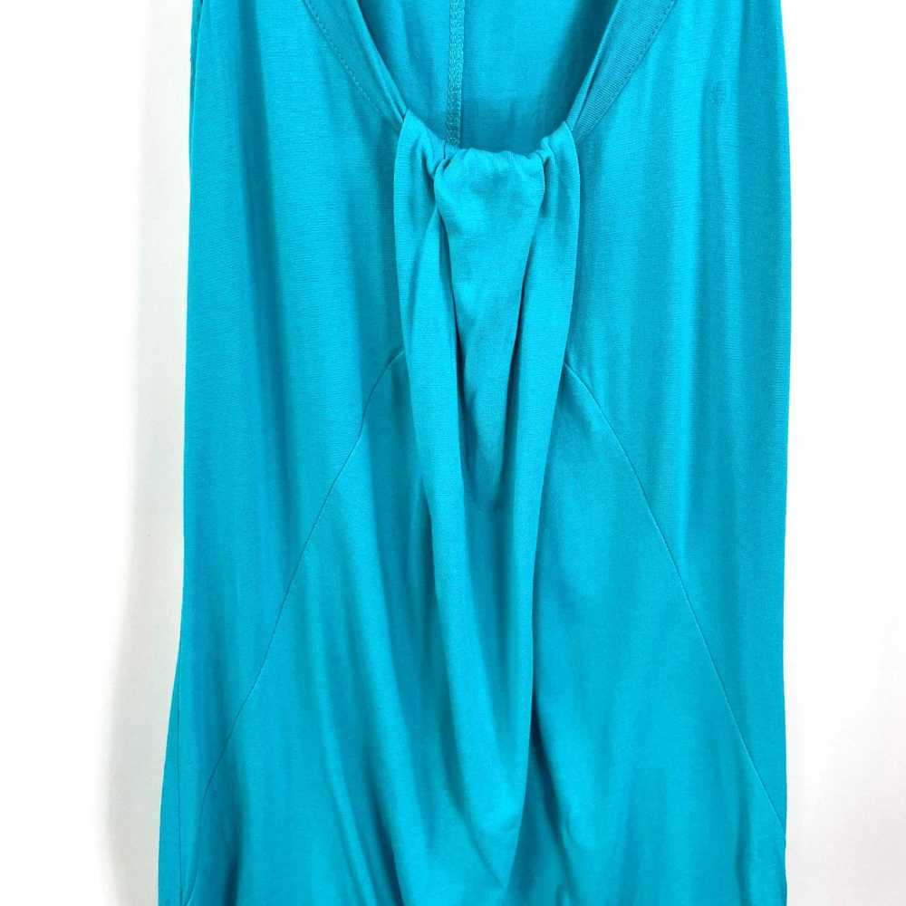 Vintage 00s VENUS Vintage Blue Sleeveless Scoop N… - image 8