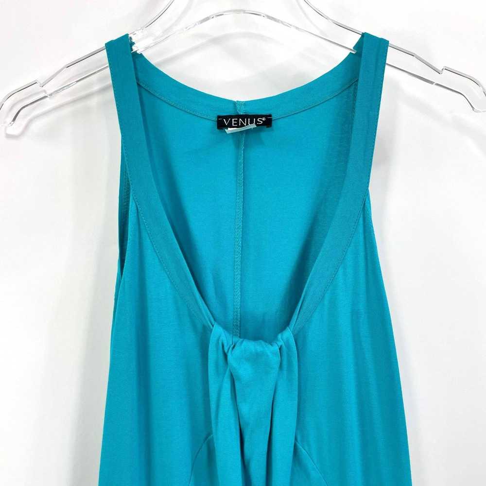 Vintage 00s VENUS Vintage Blue Sleeveless Scoop N… - image 9