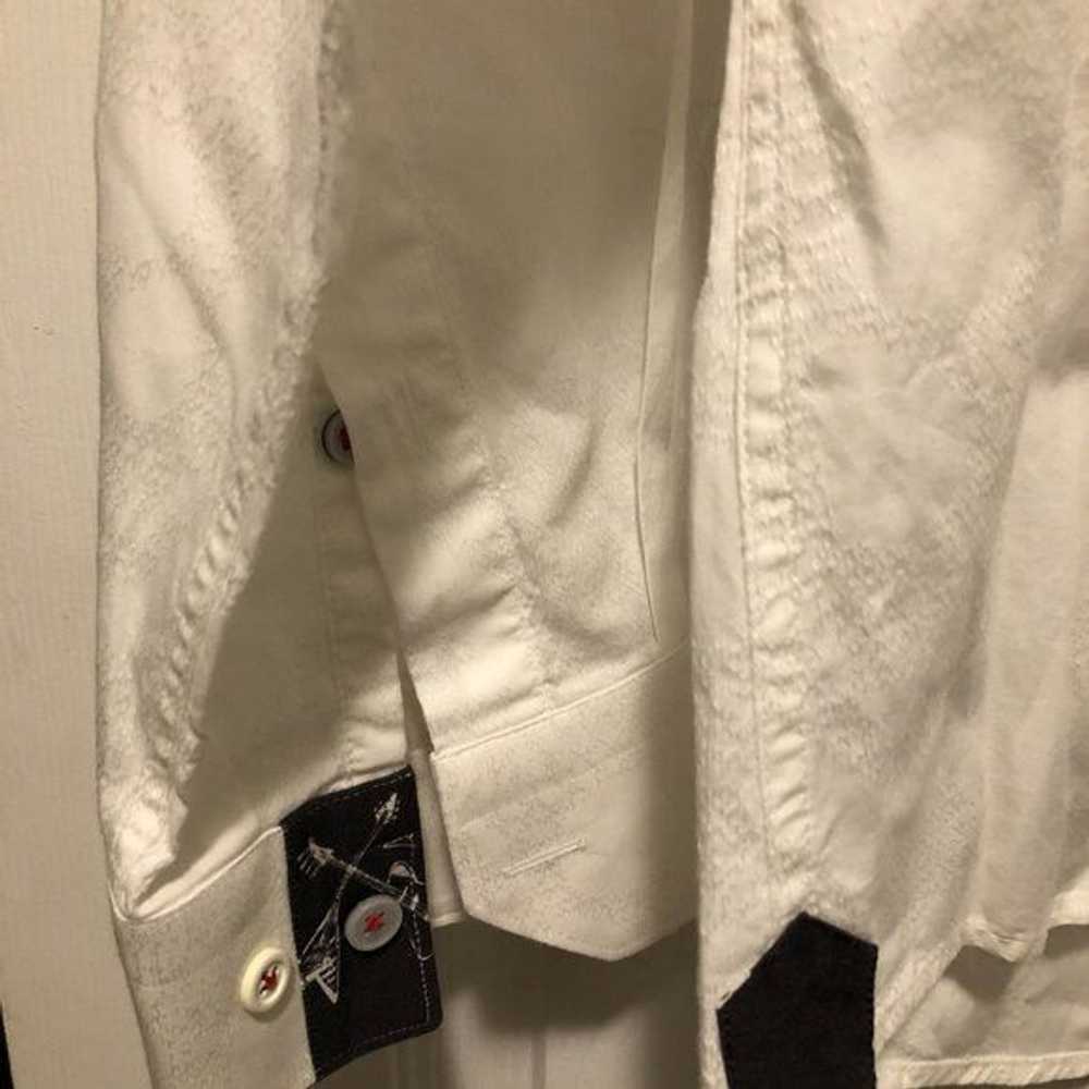 Other maceoo men's white cotton casual shirt size… - image 3