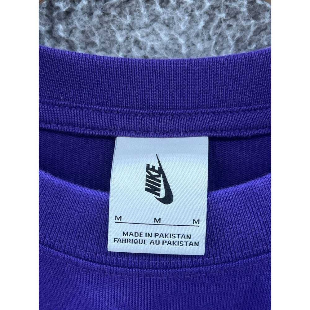 Nike Nike Solo Swoosh Purple Long Sleeve Size Med… - image 3