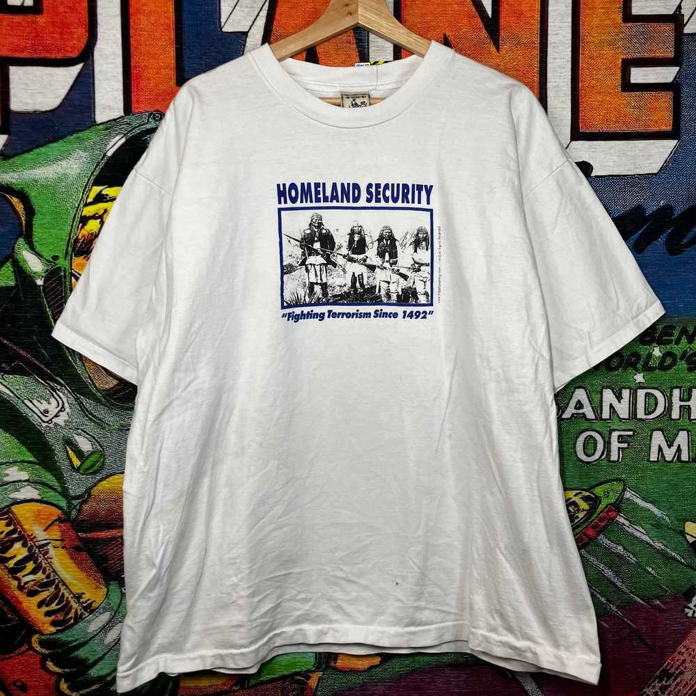 Vintage Vintage 90s Homeland security Tee Size 2XL - image 1