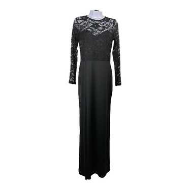 Vintage Unbranded Womens Black Lace Maxi Dress Si… - image 1