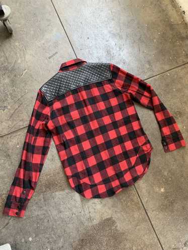 John Elliott John Elliot Flannel w/ Lambskin Back 