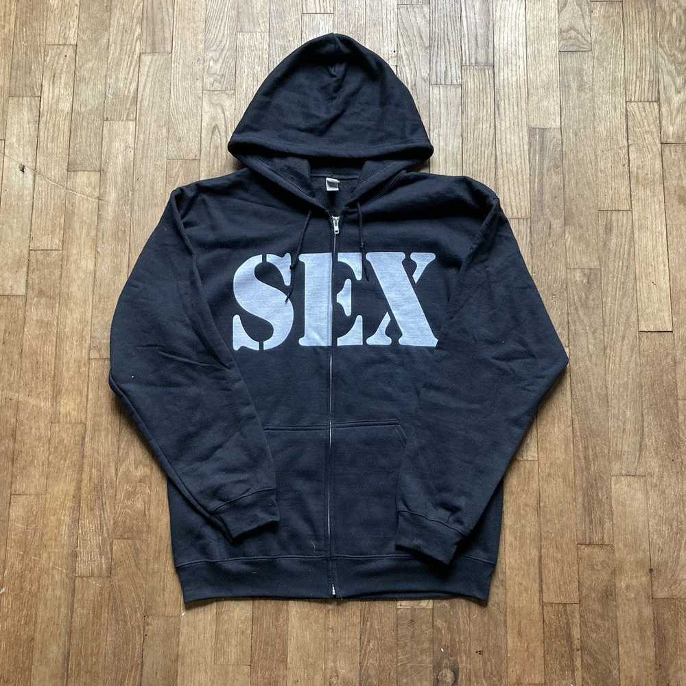 Japanese Brand × Streetwear “Sex” Zip up Hoodie - image 1