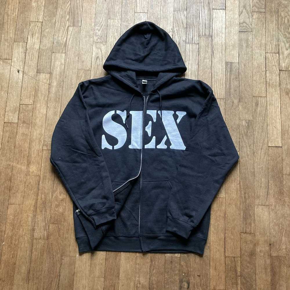 Japanese Brand × Streetwear “Sex” Zip up Hoodie - image 2