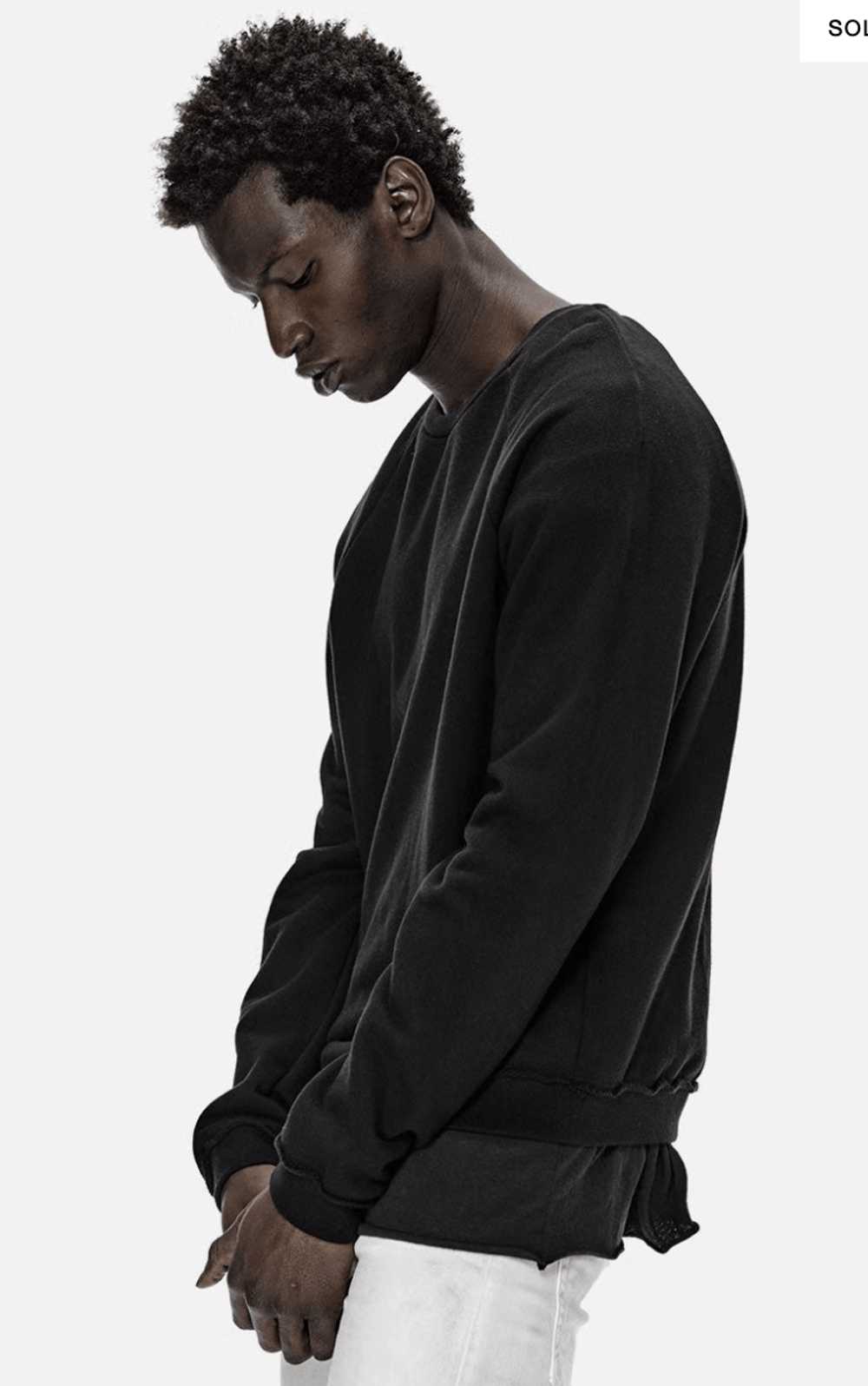 John Elliott John Elliott Raw Edge Raglan Crew Bl… - image 4