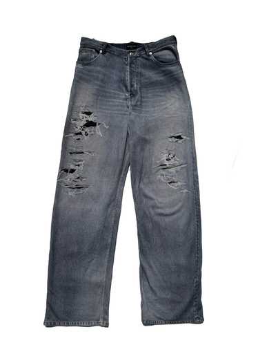 Balenciaga BALENCIAGA 22SS damage crush denim phot