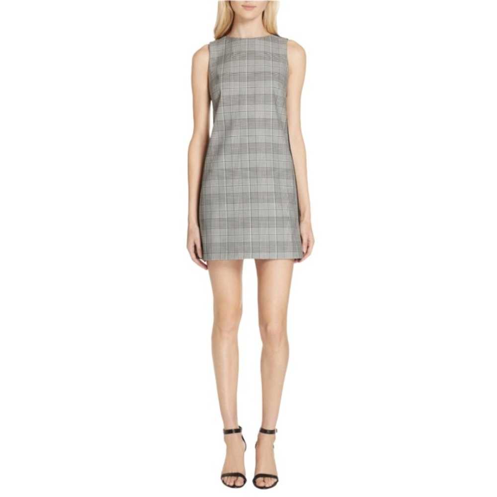 Alice + Olivia Alice + Olivia Plaid Dress in Blac… - image 5