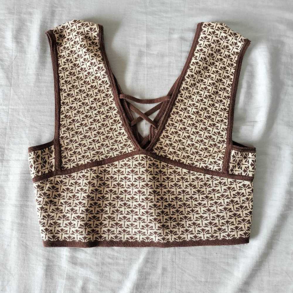 Cheek Jacquard Bustier Set Gather One-Piece Long … - image 5