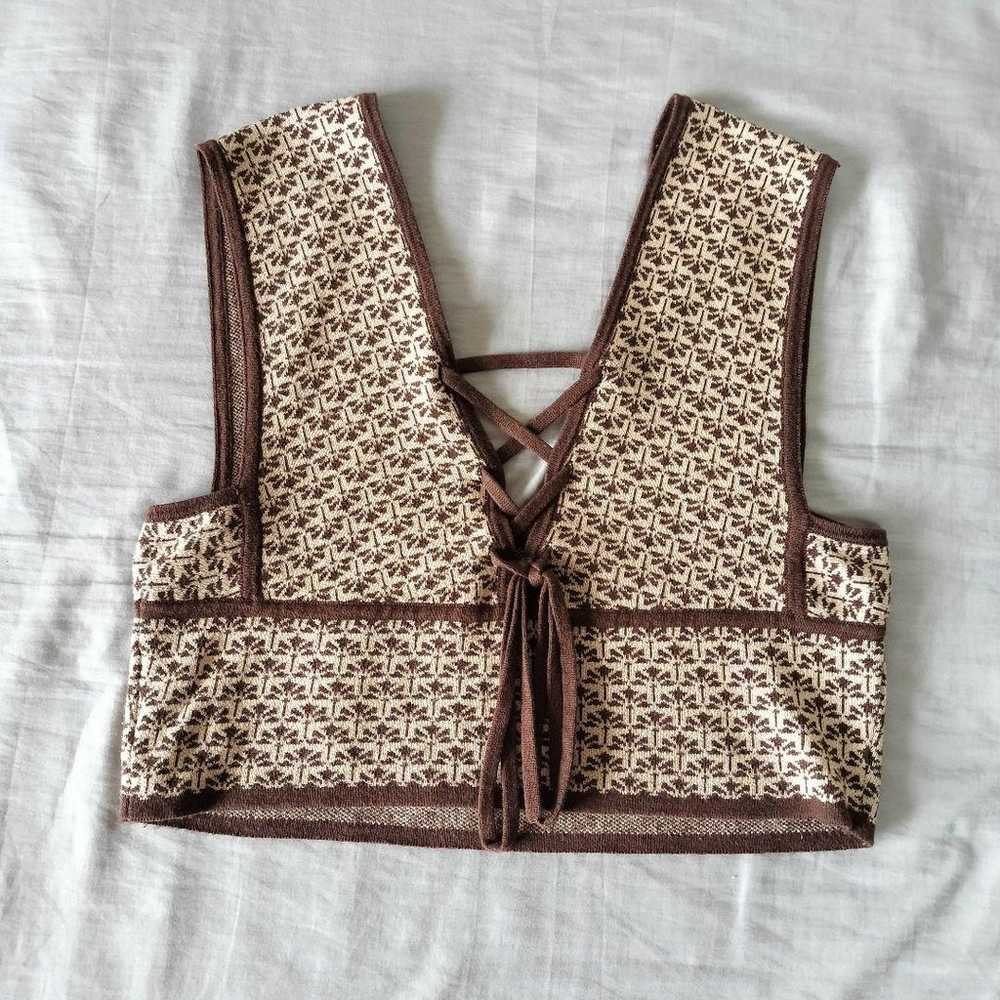 Cheek Jacquard Bustier Set Gather One-Piece Long … - image 6