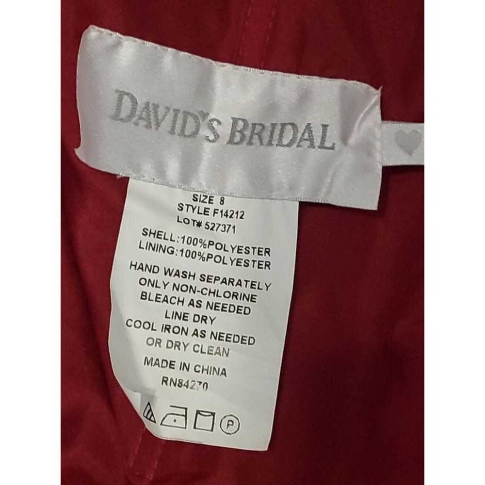 Davids Bridal Strapless Red Mini Dress Cocktail P… - image 10