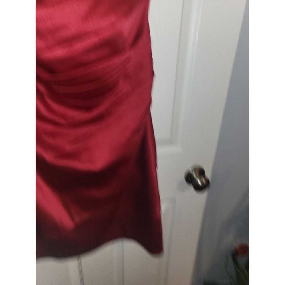 Davids Bridal Strapless Red Mini Dress Cocktail P… - image 12