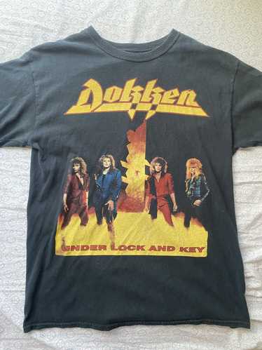 Band Tees × Tour Tee × Vintage Dokken 1985 Tour T-