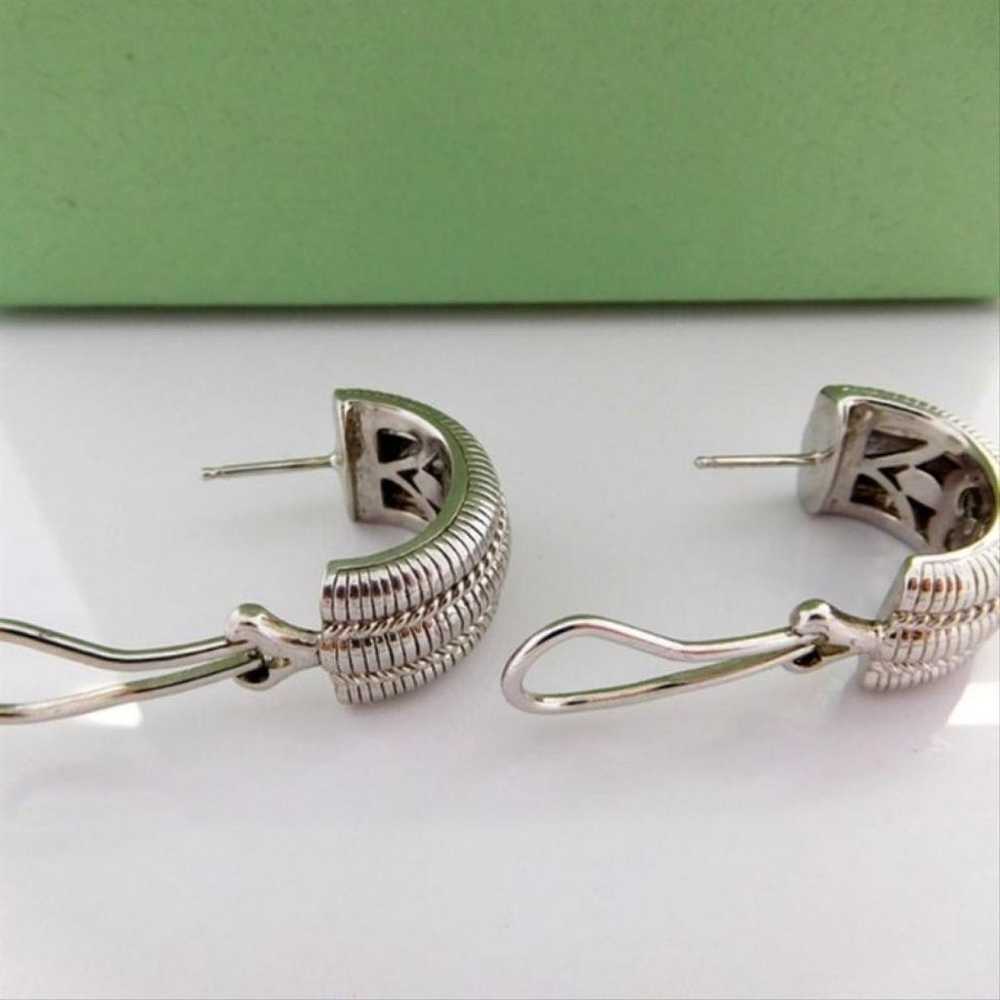 Judith Ripka Silver earrings - image 5