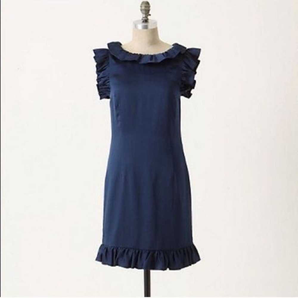 Anthropologie Silk mid-length dress - image 2