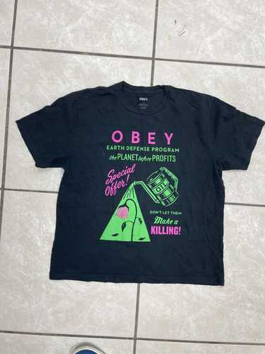 Obey × Streetwear × Vintage Obey T-Shirt