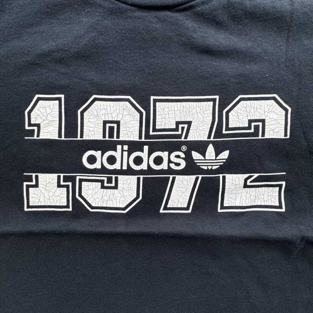 Adidas Originals 1972 Vintage Crack Logo Black T-… - image 3