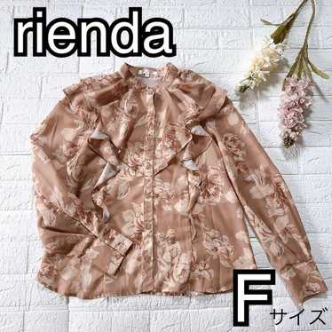 【Excellent quality】rienda Rienda long-sleeved fril