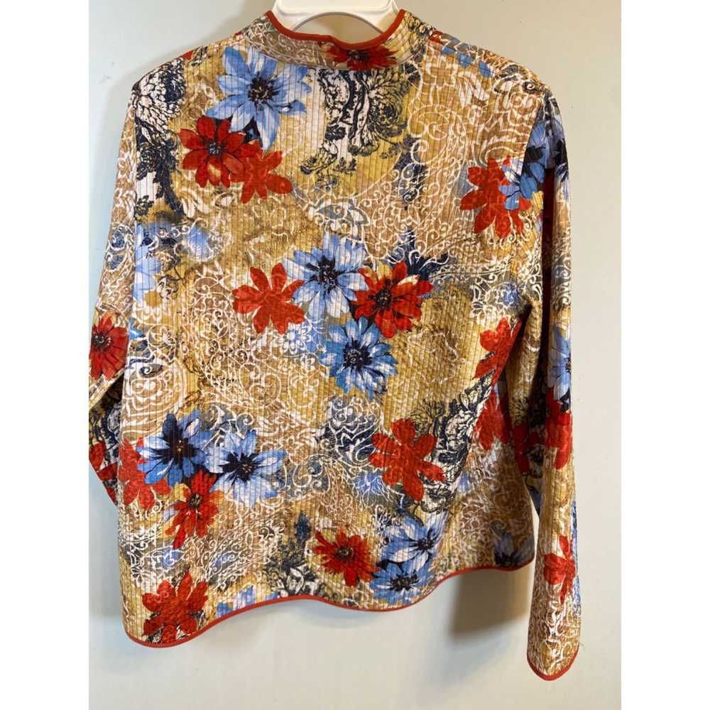 Other womens floral jacket open front alfred dunn… - image 2