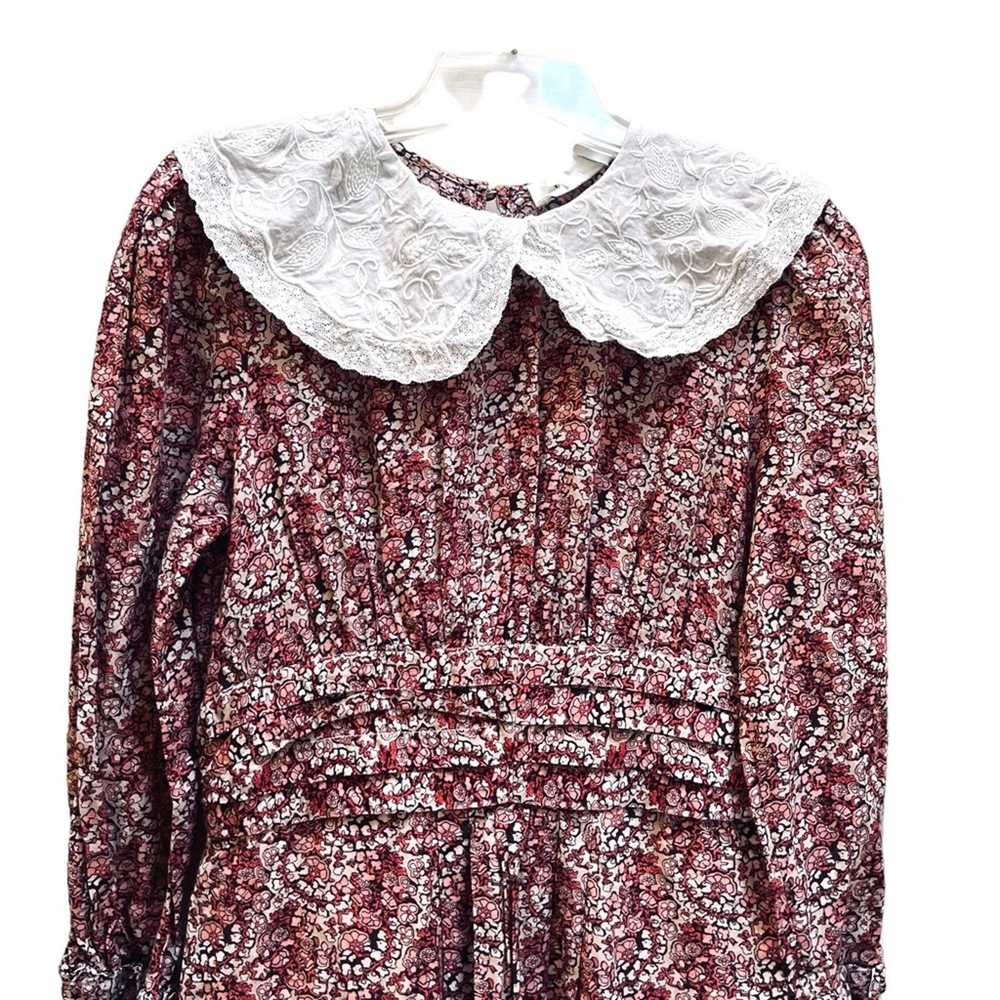 Ba&sh BA&SH Ines floral print exaggerated collar … - image 8