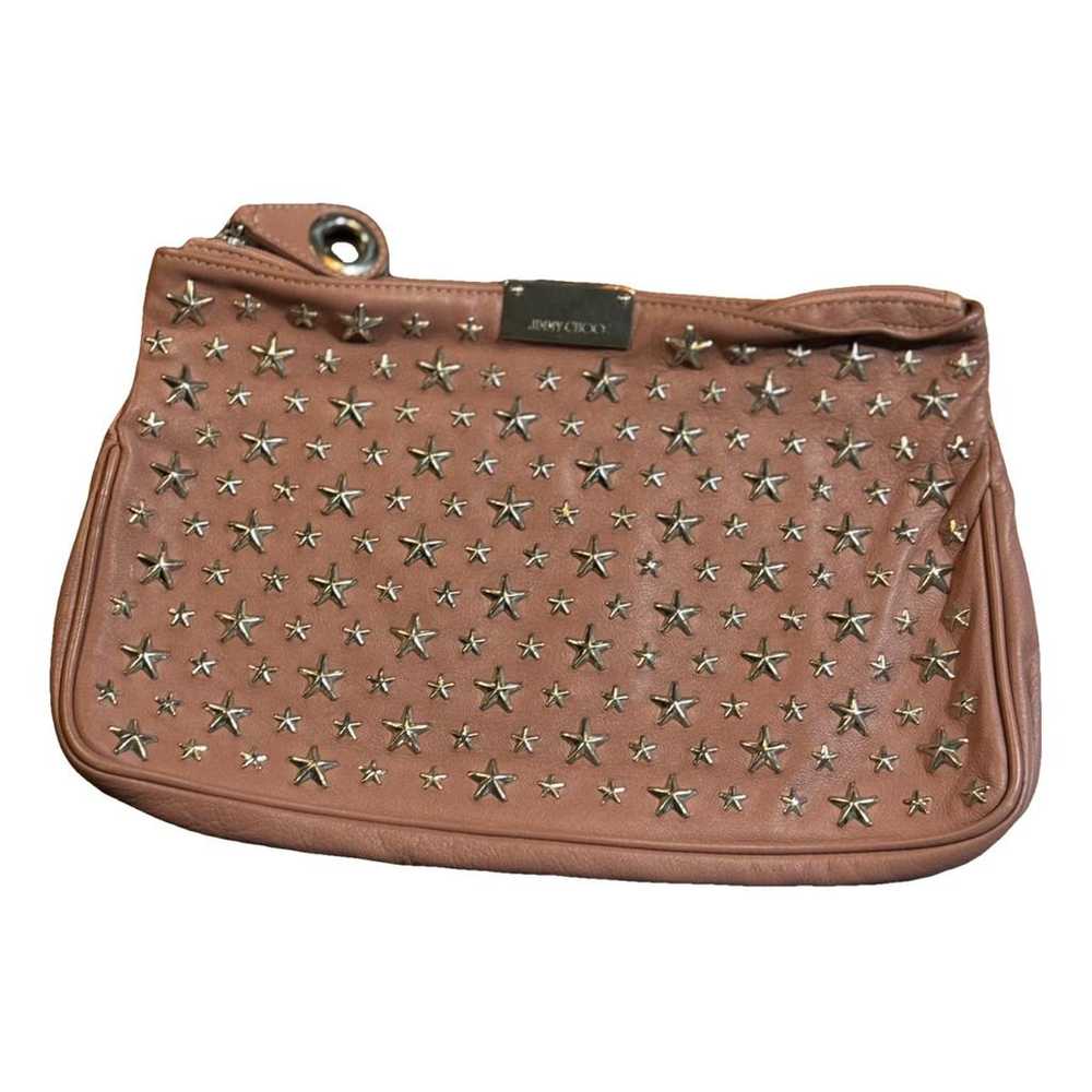 Jimmy Choo Candy leather clutch bag - image 1