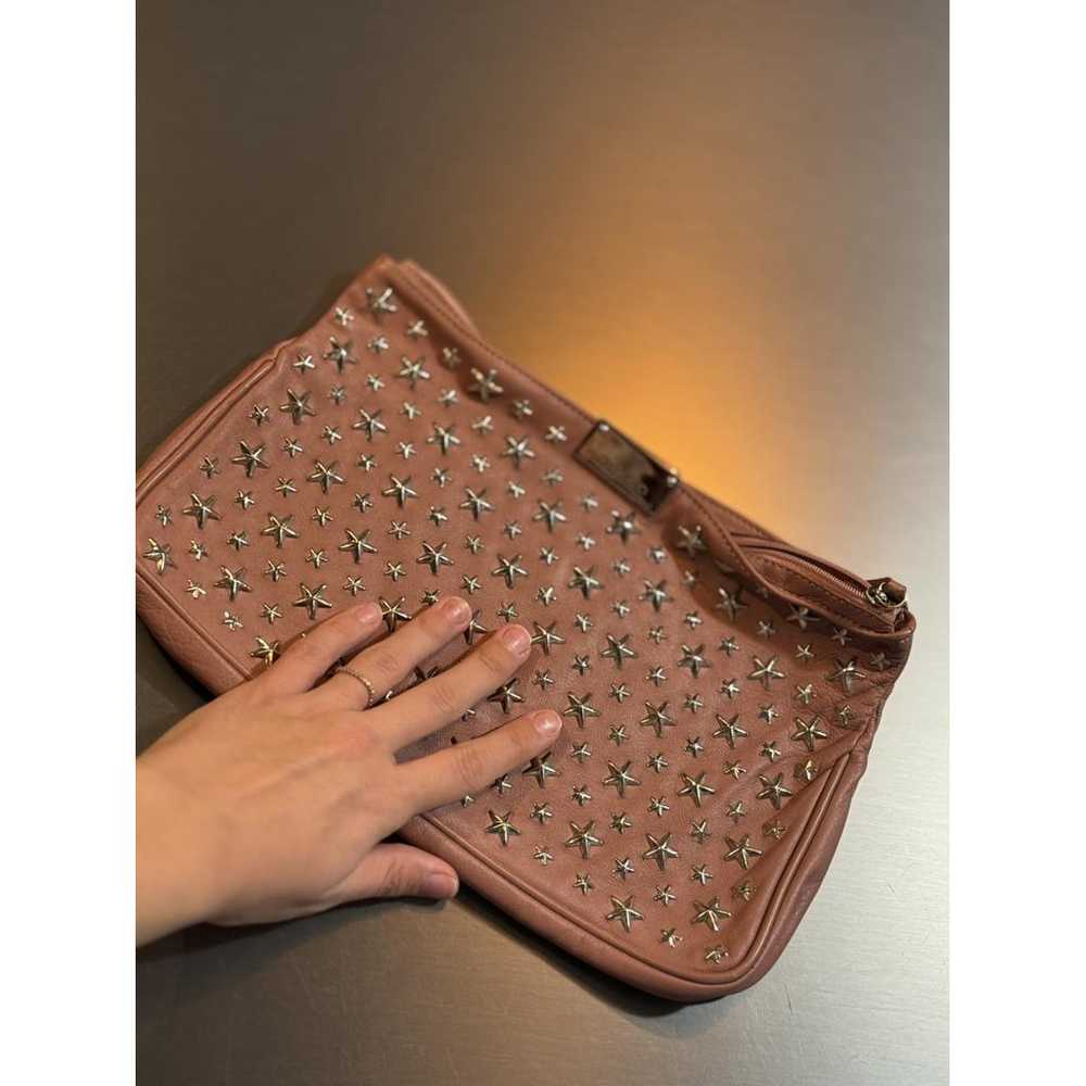 Jimmy Choo Candy leather clutch bag - image 2