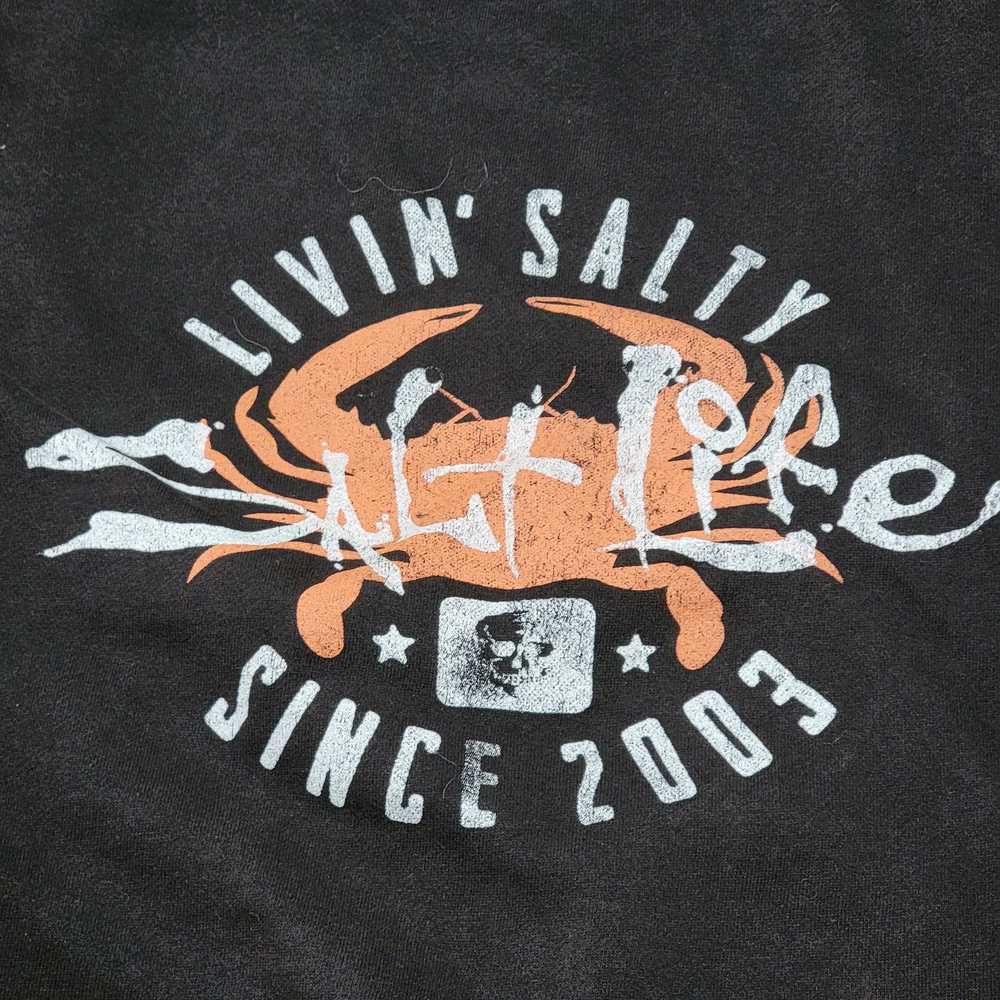 Other Salt Life LS Pullover Black Unisex Hoodie "… - image 2