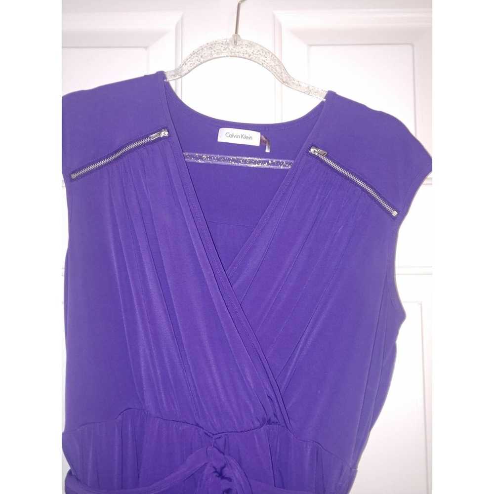 Calvin Klein Zipper Wrap Dress sz. 10 - image 2