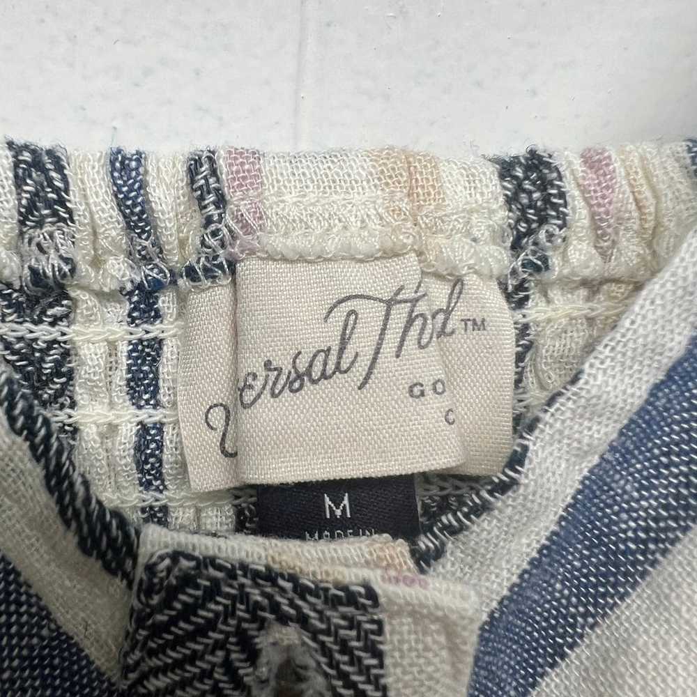 Universal Thread Linen Blend Women's Striped Butt… - image 2