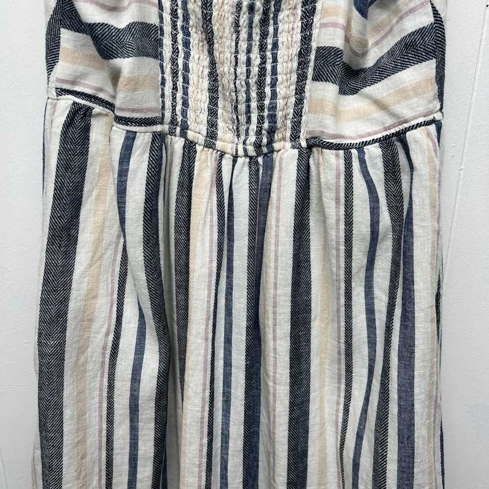 Universal Thread Linen Blend Women's Striped Butt… - image 9