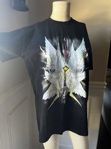 Ganni angelic graphic tee