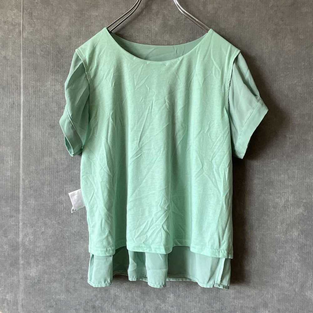 "Medume" shirt blouse short sleeve [36] pullover … - image 10