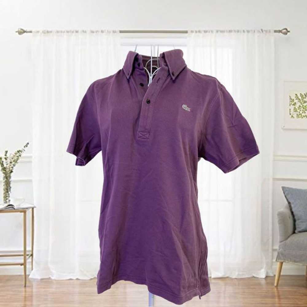 LACOSTE Purple Polo Shirt - image 1