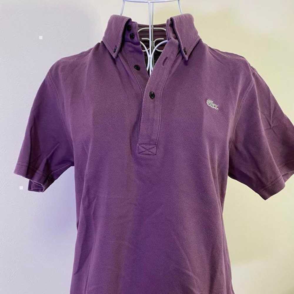 LACOSTE Purple Polo Shirt - image 2