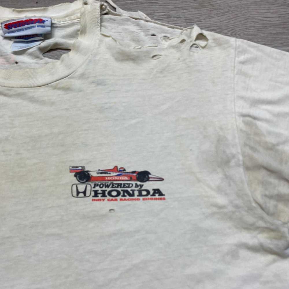 Hanes × Honda × Vintage VTG 90s Honda Racing Indy… - image 3