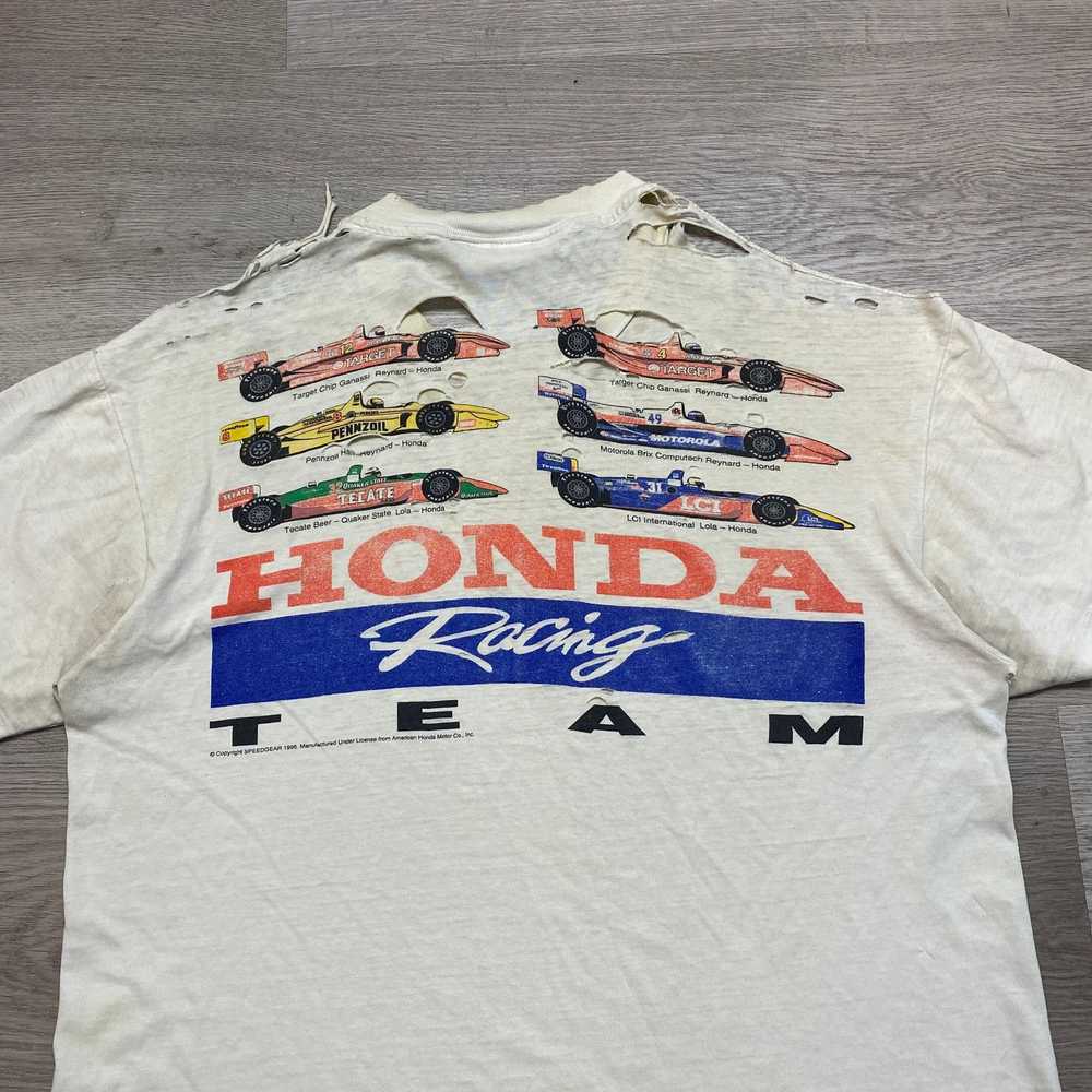 Hanes × Honda × Vintage VTG 90s Honda Racing Indy… - image 6