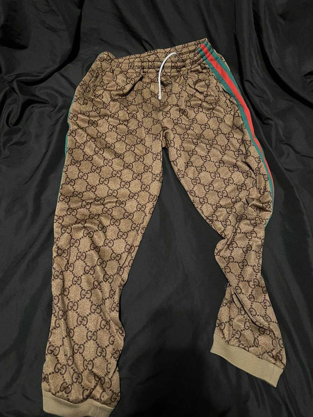 Gucci Gucci Technical Track Pants Medium GG Logo … - image 1